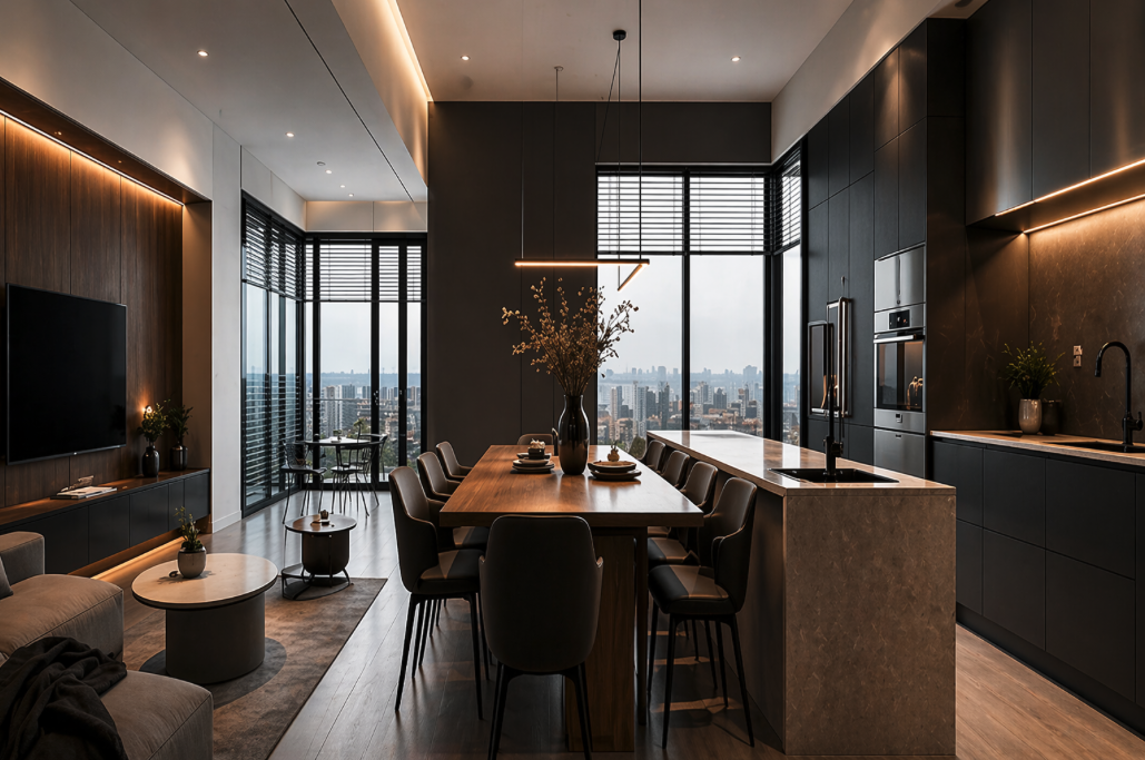 Modern office renovation timeline planning in Singapore